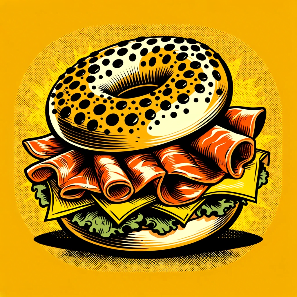 smoked salmon breakfast sandwich