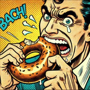 Bagels to hard to bit in to